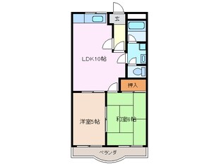 泊駅 徒歩4分 5階の物件間取画像